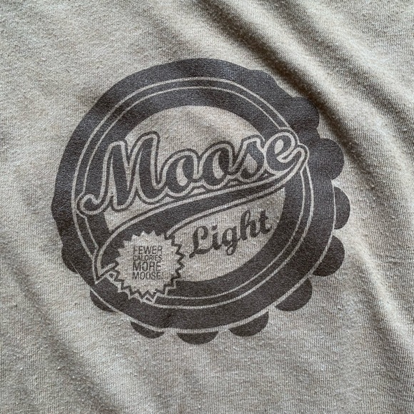 Vintage Moose Light Stanfield Single Stitch Beer T-shirt - Picture 2 of 3